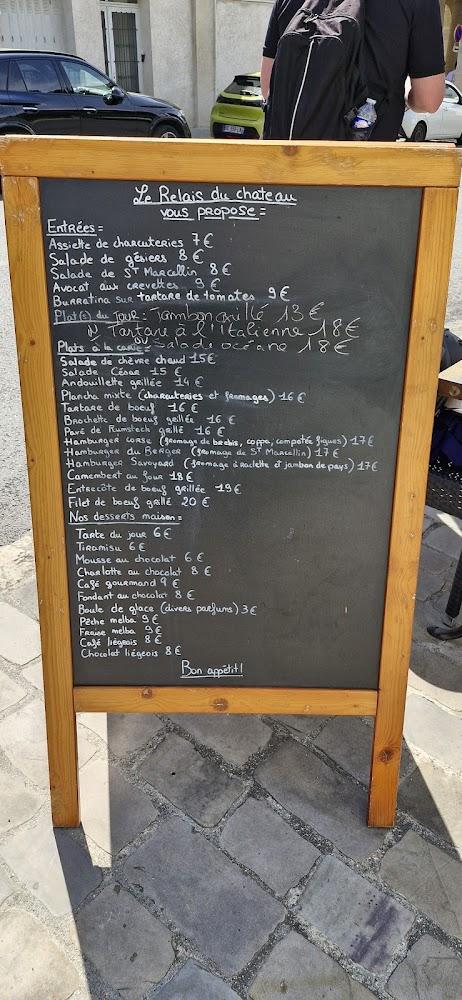 Le Relais du Château - Menu Image 4